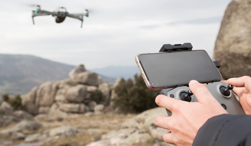Spárování dronu s telefonem