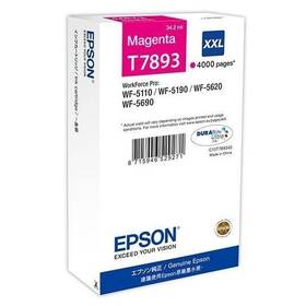 Inkoustová náplň Epson T7893 XXL, 4000 stran (C13T789340) purpurová