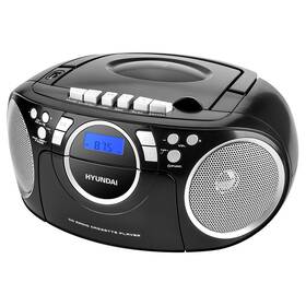 Radiomagnetofon s CD Hyundai TRC 788 AU3BS černý/stříbrný - rozbaleno - 24 měsíců záruka