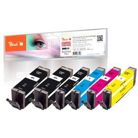 Inkoustová náplň Peach Canon PGI-580XXL/CLI-581XXL MultiPack Plus, 2x23, 4x12 ml - CMYK (320675)