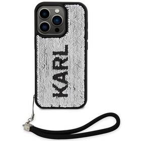 Kryt na mobil Karl Lagerfeld Sequins Reversible na Apple iPhone 13 Pro Max černá barva
