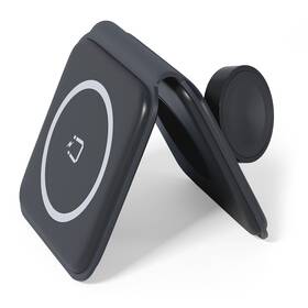 Bezdrátová nabíječka Spello by Epico 2v1 Portable Wireless, skládací (9915101300223) černá - zánovní - 24 měsíců záruka