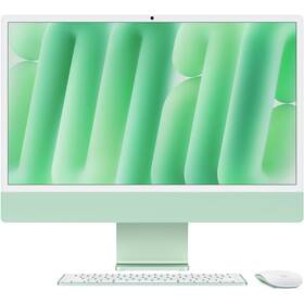 Počítač All In One Apple 24" CTO Sklo s nanotexturou M4 10× CPU 10× GPU, 16 GB, 1 TB - zelený CZ 
