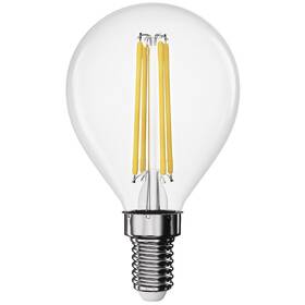 Žárovka LED EMOS Filament Mini Globe, 3,4 W, E14, neutrální bílá 
