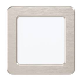 Vestavné svítidlo Eglo Fueva 5, čtverec, 11,7 cm, teplá bílá (99167) kovové
