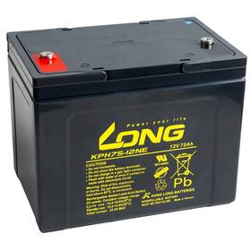 Olověný akumulátor Long 12V 75Ah Deep Cycle AGM M6 (KPH75-12NE) (PBLO-12V075-F8AD-1)