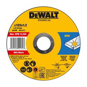 Řezný kotouč Dewalt DT42340TZ 125x1,2 mm, 10 ks