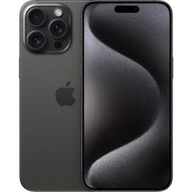 Mobilní telefon Apple iPhone 15 Pro Max 512GB Black Titanium (MU7C3SX/A) - zánovní - 24 měsíců záruka