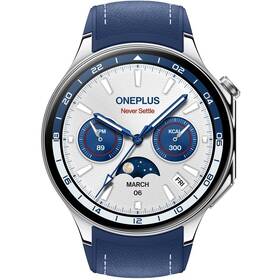Chytré hodinky OnePlus Watch 2 - Nordic Blue Edition (5491100076)