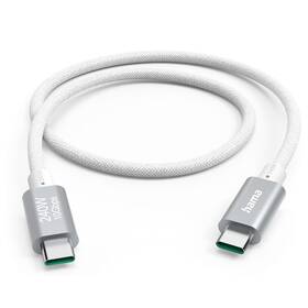 Kabel Hama USB-C/USB-C 3.2 Gen1, 240 W, 1,5 m (201724) bílý