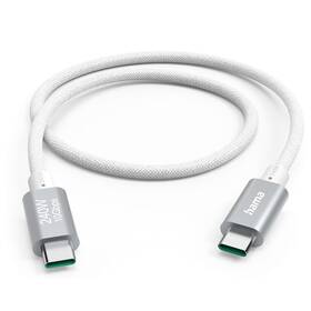 Kabel Hama USB-C/USB-C 3.2 Gen1, 240 W, 1,5 m bílá barva
