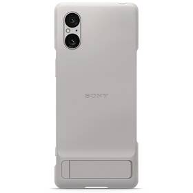 Kryt na mobil Sony Xperia 5 V Stand Cover (XQZCBDEH.ROW) šedý