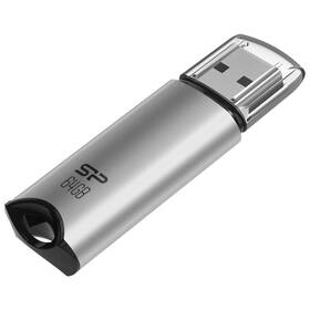 USB Flash Silicon Power Marvel M02 64 GB (SP064GBUF3M02V1S) stříbrný