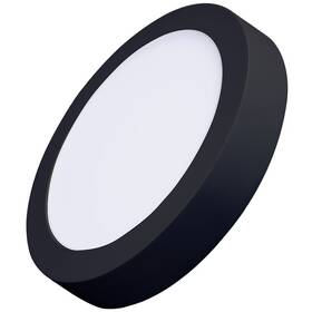 Stropní svítidlo Solight CCT, přisazené, 18 W, 900 lm, kulaté (WD172-B) černé
