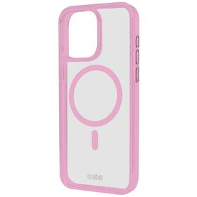 Kryt na mobil SBS Mag Frame s MagSafe na Apple iPhone 16 Pro Max růžová barva
