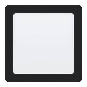 Vestavné svítidlo Eglo Fueva 5, čtverec, 16,6 cm, neutrální bílá (99188) černé