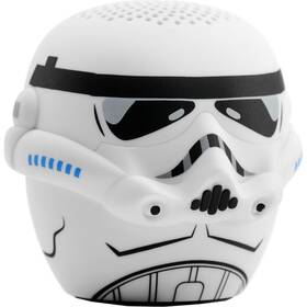 Přenosný reproduktor Bitty Boomers Star Wars Storm Trooper bílá barva
