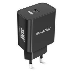 Nabíječka do sítě Aligator Power Delivery 20W, USB-C (CHPD0011) černá