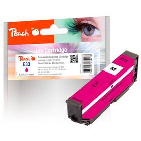Inkoustová náplň Peach Epson 33, T3343, 330 stran (320139) purpurová