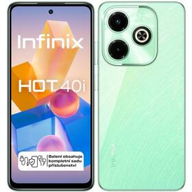 Mobilní telefon Infinix Hot 40i 4 GB / 128 GB zelená barva
