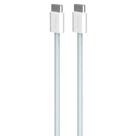 Kabel Puro Fabrik FABK4 USB-C/USB-C, 60 W, 1,5 m modrá barva
