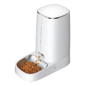 Chytré krmítko Rojeco 4L Automatic, Single Bowl bílá barva
