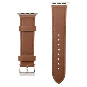 Řemínek FIXED Leather Strap na Apple Watch 42/44/45/49 mm (FIXLST-434-BRW) hnědý - zánovní - 24 měsíců záruka