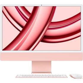 Počítač All In One Apple iMac 24" CTO M3 8-CPU 8-GPU, 24GB, 256GB - Pink CZ (APPI24CTO231)