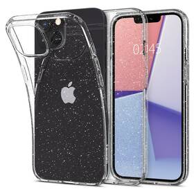 Kryt na mobil Spigen Liquid Crystal Glitter na Apple iPhone 13 (ACS03516) průhledný