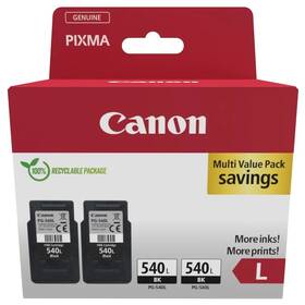 Inkoustová náplň Canon PG-540L Twinpack, 2x300 stran černá barva
