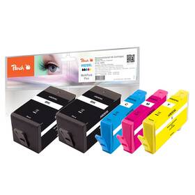 Inkoustová náplň Peach HP 920XL, MultiPack Plus, 2x49, 3x12 ml - CMYK (316404)