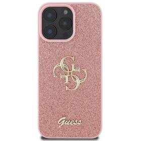 Guess PU Fixed Glitter 4G Metal Logo na Apple iPhone 16 Pro Max