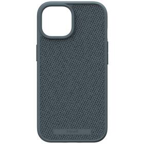 Kryt na mobil Njord Fabric MagSafe na Apple iPhone 15 (NA51FA09) šedý