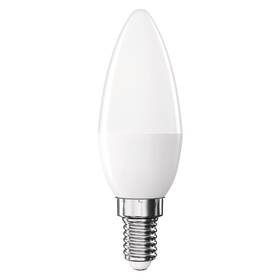 Žárovka LED EMOS Classic Candle, 6,5 W, 806lm, E14, teplá bílá 
