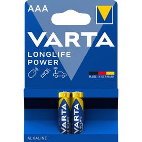 Baterie alkalická Varta AAA, LR03, blistr 2ks 
