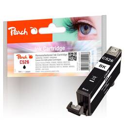Inkoustová náplň Peach Canon CLI-526B, 9 ml (314455) černá