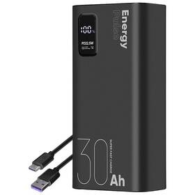 Powerbank Obal:Me EnergyPulse 30000mAh černá barva
