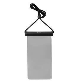 Pouzdro na mobil sportovní Baseus AquaGlide s cylindrickým posuvným zámkem transparentní (P60263701113-00) černé