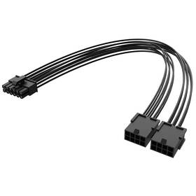 Redukce AKASA PCIe 12-Pin na 2x 8pin Adapter Cable 
