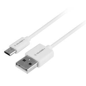 Kabel GoGEN USB / micro USB, 0,5m (MICUSB050MM11) bílý - rozbaleno - 24 měsíců záruka