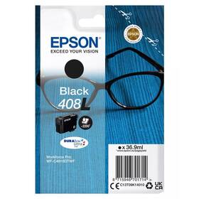 Inkoustová náplň Epson 408L DURABrite Ultra, 2200 stran (C13T09K14010) černá