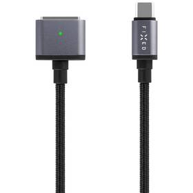 Kabel FIXED 140 W, USB-C/MagSafe 3, 2 m (FIXD-MS3-GR) šedý