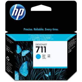Inkoustová náplň HP 711, 29 ml (CZ130A) azurová
