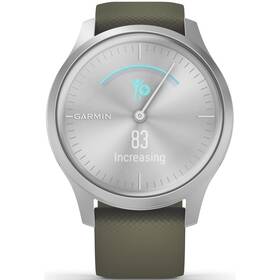 Chytré hodinky Garmin vivomove3 Style Silver/Green (010-02240-21)