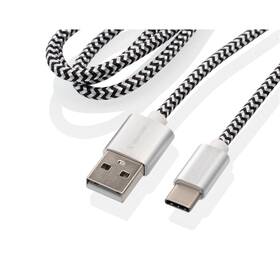 GoGEN USB / USB-C, 1m, opletený, zkumavka