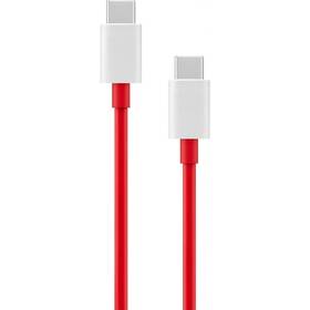 Kabel OnePlus 150W, USB-C/USB-C, 1m červená barva
