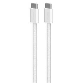 Kabel Puro Fabrik FABK4 USB-C/USB-C, 60 W, 1,5 m bílá barva
