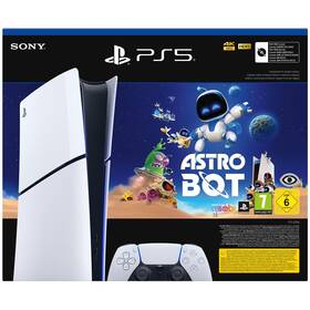 Herní konzole Sony PlayStation 5 Digital (typ modelu - slim) Astro Bot Bundle bílá barva
