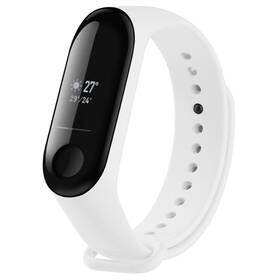 Řemínek FIXED Silicone Strap na Xiaomi Mi Band 3/4 bílá barva
