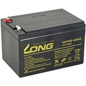 Olověný akumulátor Long 12V 15Ah DeepCycle AGM F2 (WP15-12SE) (PBLO-12V015-F2AD)